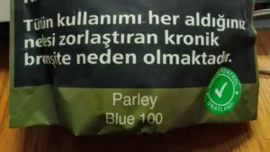 Parley Blue sarma tütün pakedi